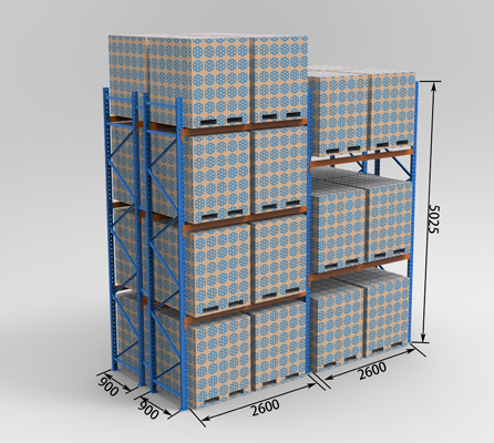 Selective Pallet Rack Detail