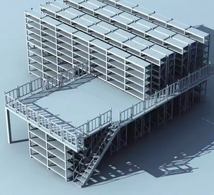 Heavy-Duty Multi-Level Mezzanine Rack Platform Steel Structure Storage Rack