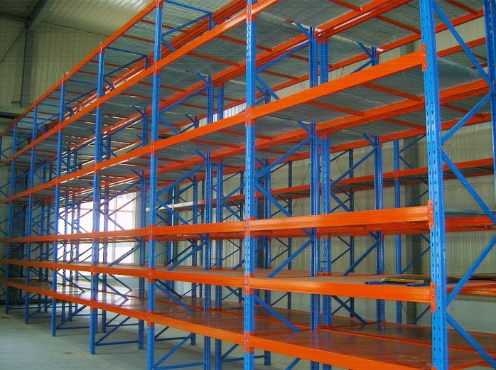 Heavy duty goods shelf showcase