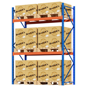 Custom Heavy Duty Multi-Layer Storage Rack Steel Shelving 4 to 5 Tier Design