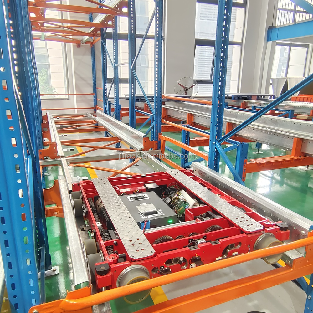 Smart Design High Density Warehouse Racking System Heavy Duty 4 Way Pallet Rack for Cold Room Storage Racks Asrs Racks System
