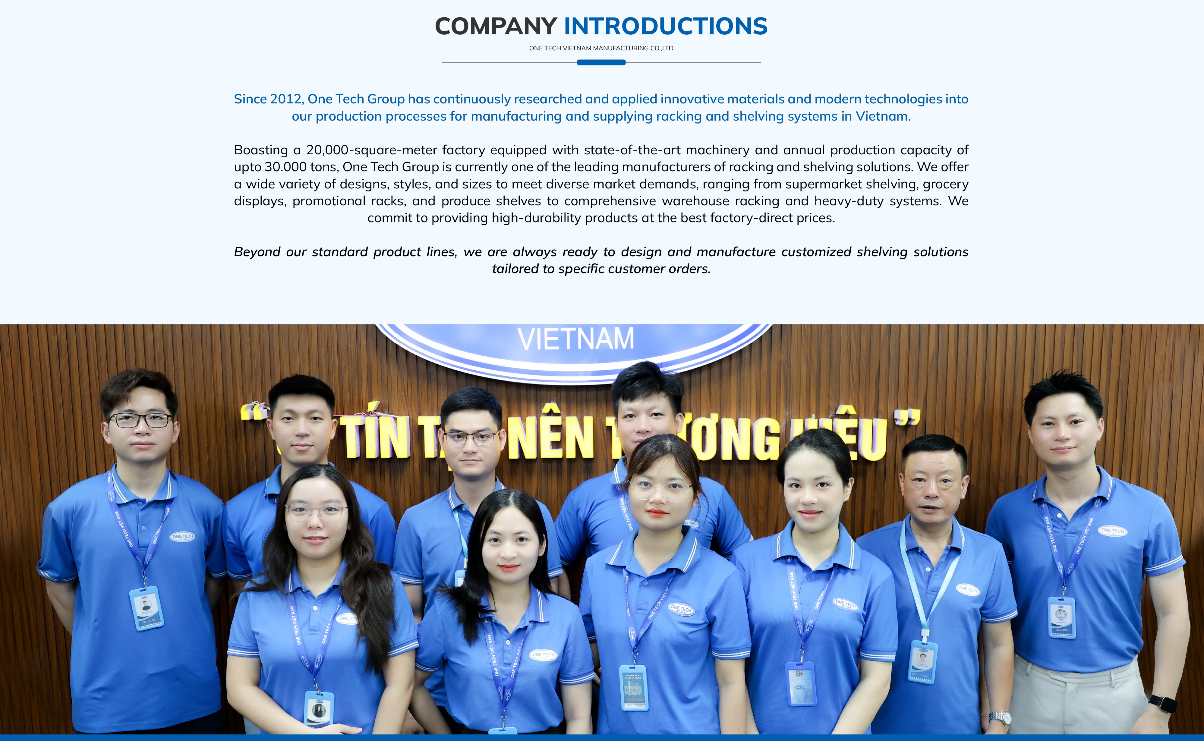 Company Facility Overview