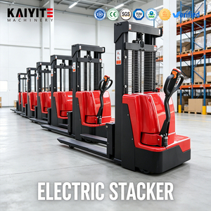 Industrial Electric Stacker 1Ton 2Ton Pallet Stacking Truck 3500mm Lift Height