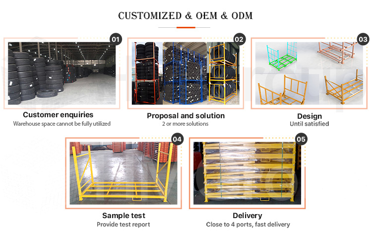 Customization Warehouse Stacking Heavy Duty Powder Coated Rolls Fabric Warehouse Rack