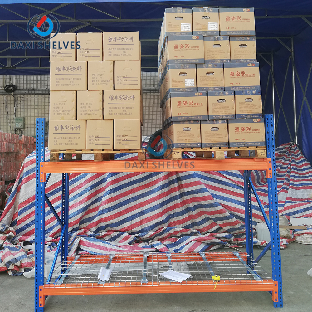Second Hand Heavy Duty Iron Metal Mobile On-Track Pallet Racking Systems Supermarket Shelves