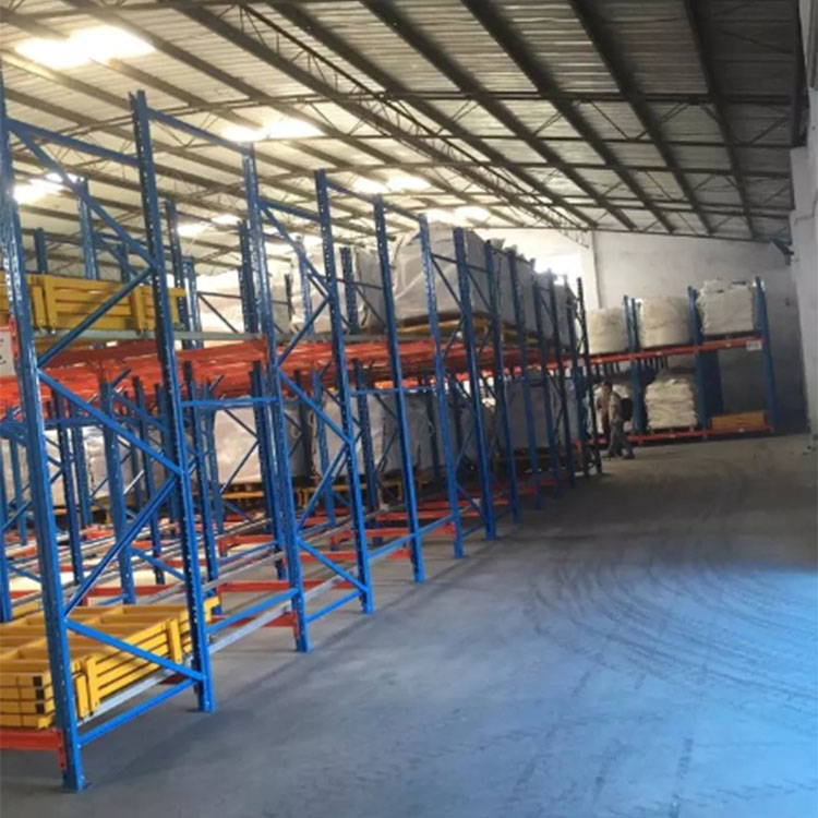 Push Back Racking High Quality Price Ratio Warehouse Storage Racks Customized Deep Pallet Rack Movable Push Back Racks