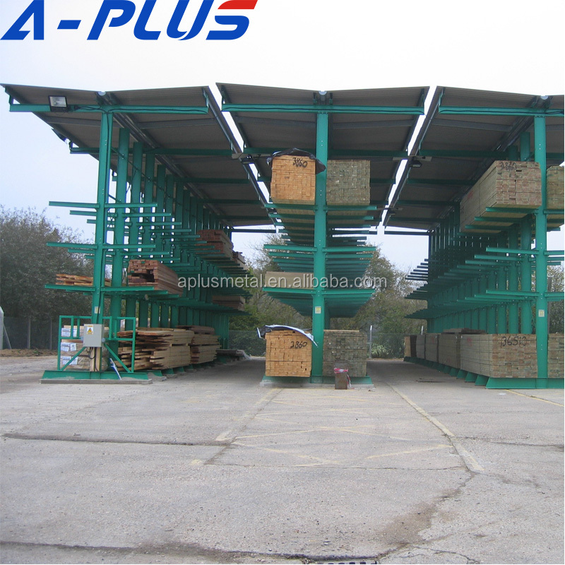 Heavy Duty 5-Layer Industrial Warehouse Shelving Steel Cantilever Rack for Pallet Storage Metal Stacking Rack