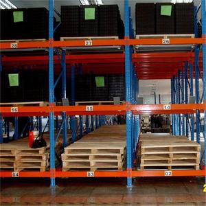 Heavy-Duty Dynamic FIFO Pallet Flow Racking 5 Steel Roller Warehouse Racks