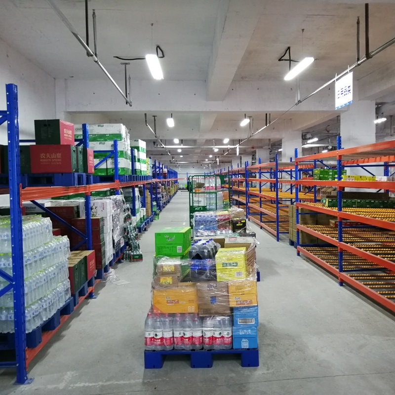 High Efficiency Durable Heavy Duty Adjustable 5-Layer Carton Gravity Flow Rack CE Certified Smooth for Distribution Centers