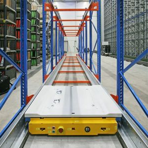 Heavy Duty Industrial Warehouse Radio Shuttle Racks Intensive Warehousing