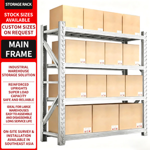 YueYang 300kg Per Layer Adjustable Cold Rolled Steel Epoxy Powder Coated Heavy Duty Rack