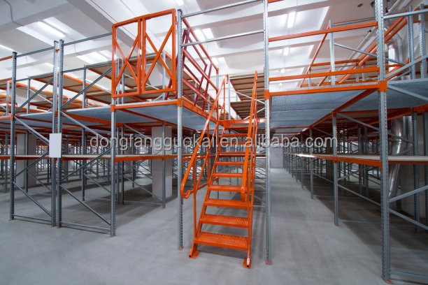 Industrial Warehouse Mezzanine Rack Steel Platform Loft Attic Rack Multi-Storey Storage System Heavy Duty Racking Solution