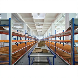 Carton Flow Gravity Racking FIFO Steel Roller Pallet Live Rack