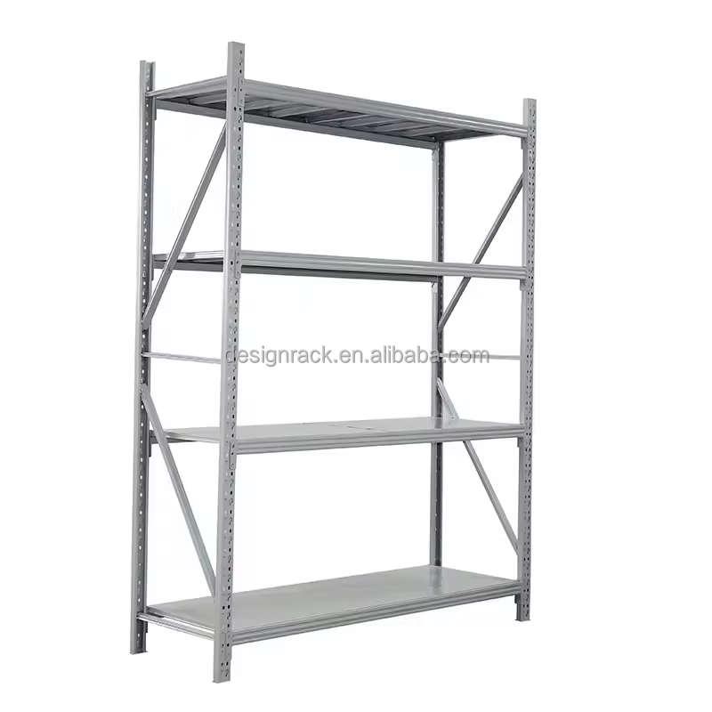Mobile Wide Span Storage Racks Light Duty Racks for Warehouse Stainless Building Materials Tool Shelf Rack