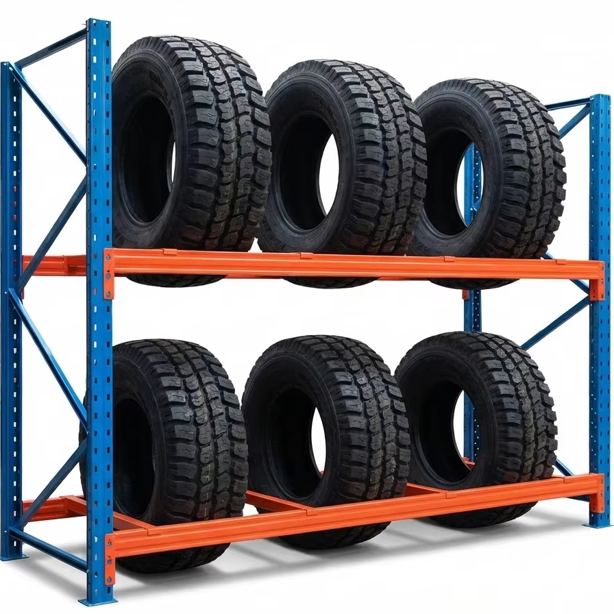 YueYang Heavy Duty Cold Rolled Steel 3-Layer Durable Multi-Color Powder Coated Pallet Racking System Card Slot Assembly