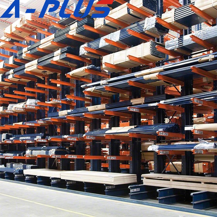 Heavy Duty 5-Layer Industrial Warehouse Shelving Steel Cantilever Rack For Pallet Storage Metal Stacking Rack