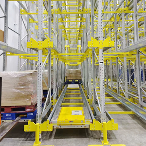 500-3000kg 1 Layer Shuttle Rack Intelligent Pallet Rack System ASRS