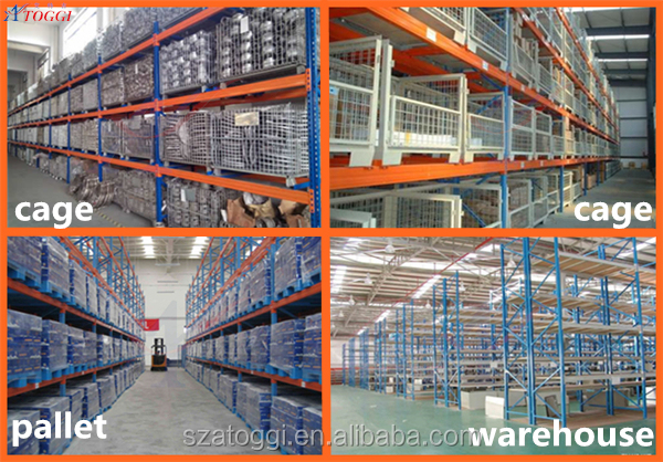 Heavy Duty Wide Span Pallet Rack, Industrial Warehouse Storage Pallet Racking for Bulk Goods Storage