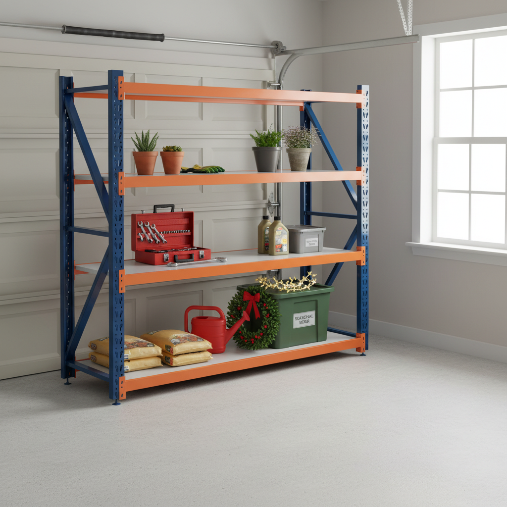 Manufacturer's Long Span Storage Adjustable Corrosion Protection 200Kg Steel Racking Warehouse Shelving Stacking Racks Shelves