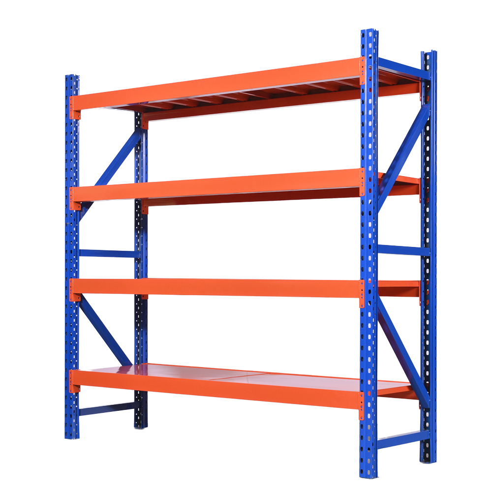 Manufacturer's Long Span Storage Adjustable Corrosion Protection 200Kg Steel Racking Warehouse Shelving Stacking Racks Shelves