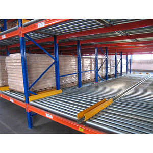 FIFO High Density Industrial Warehouse Storage Gravity Pallet Flow Rack System