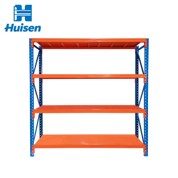 Stable 5 Layer Steel Longspan Shelving System for Commercial Warehouse Picking with Step Beam Design and Customized Sizes
