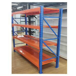 Hot Selling Warehouse Storage Racks 4 Layer 200kg Factory Long Span Industrial Metal Storage Shelves