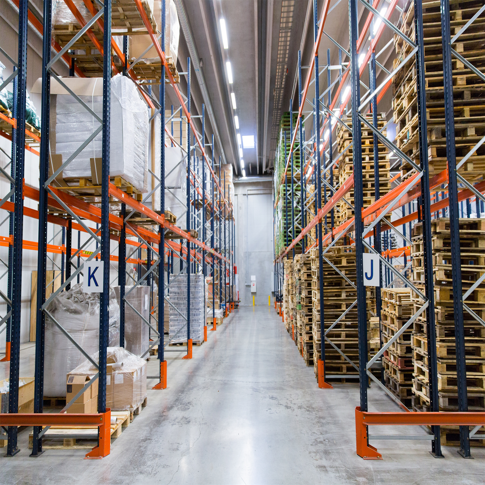 Heavy Duty Steel 5-Layer Bearing Capacity 500kg-3000kg Stacking Pallet Rack System Corrosion Protection Storage Shelves for