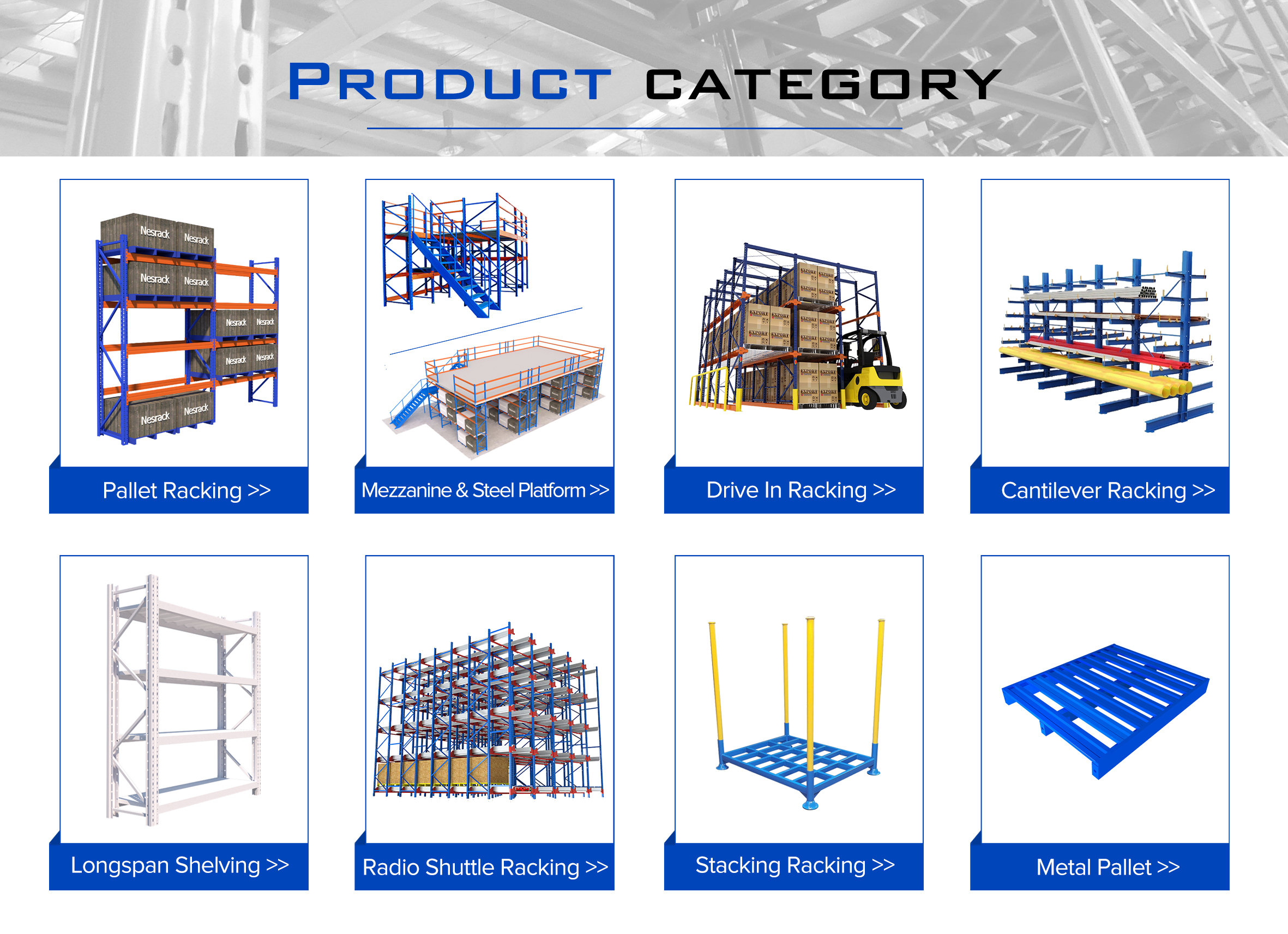 Heavy Duty Warehouse Shelves Racks
