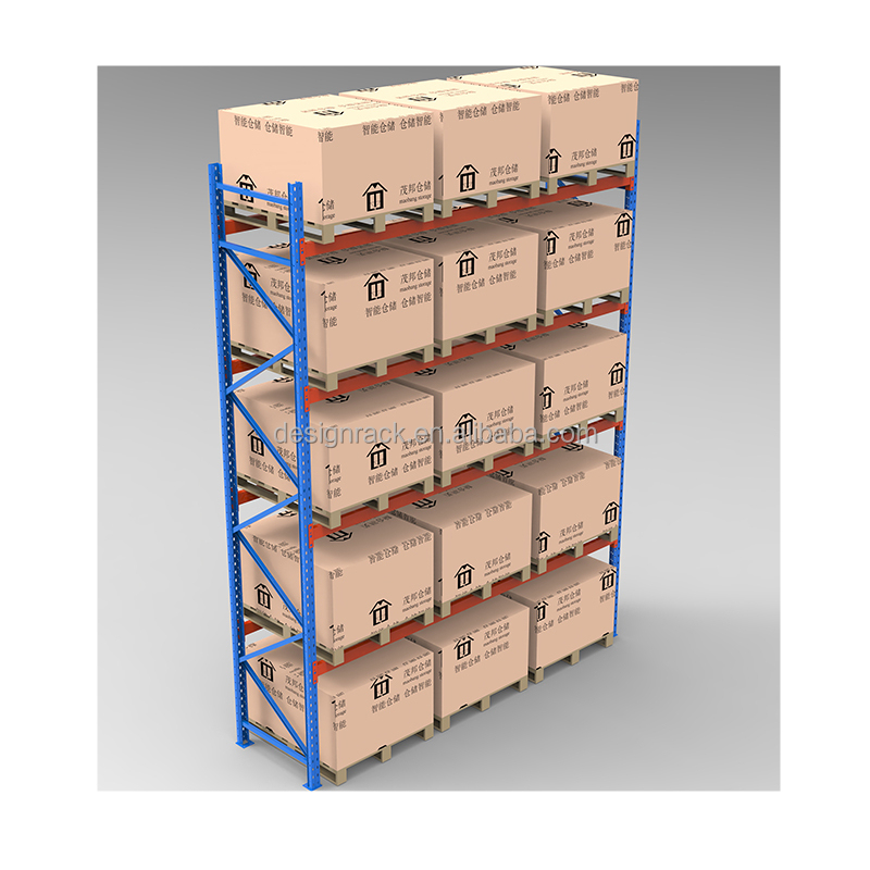 Use Heavy Duty Industrial Racking Industrial VNA Factori Steel Pallet Rack Selective Double Deep Forklift 2 Ton Pallet Racking
