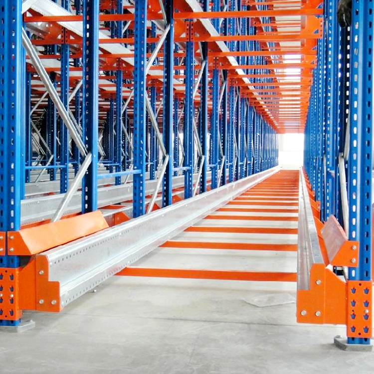 500-3000kg 1 Layer Shuttle Rack Intelligent Pallet Rack System Shuttle Pallet Racking Warehouse ASRS Shuttle Racking System