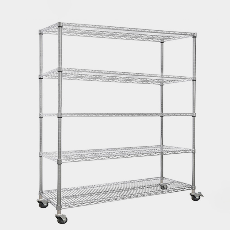Racks Heavy Duty Metal Steel Storage Shelves 5 Layer Wire Shelf For Sale Racks Shelves