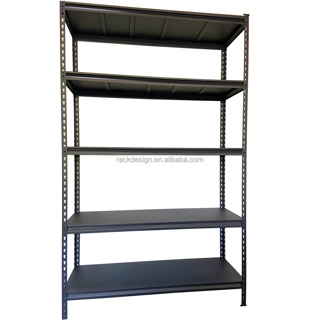 Multipurpose Adjustable Slotted Angle Racks Warehouse Storage Metal Slotted Angle Rack Steel Shelving Light Equipment Racks