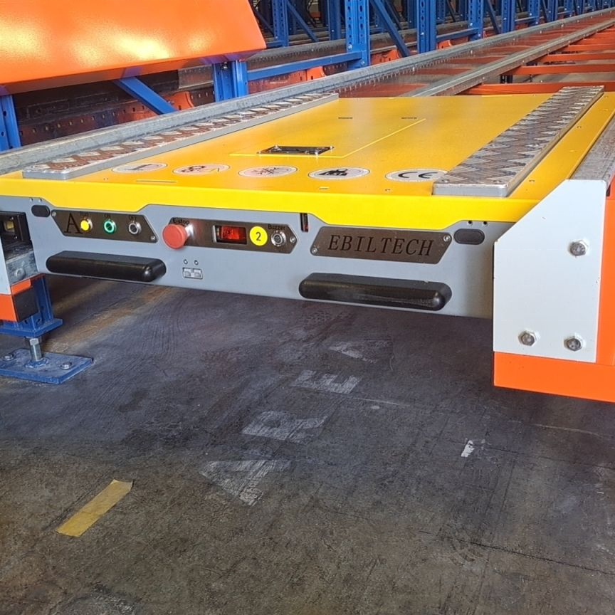 Heavy Duty Shuttle Pallet Racking System For Automated Warehouse Site