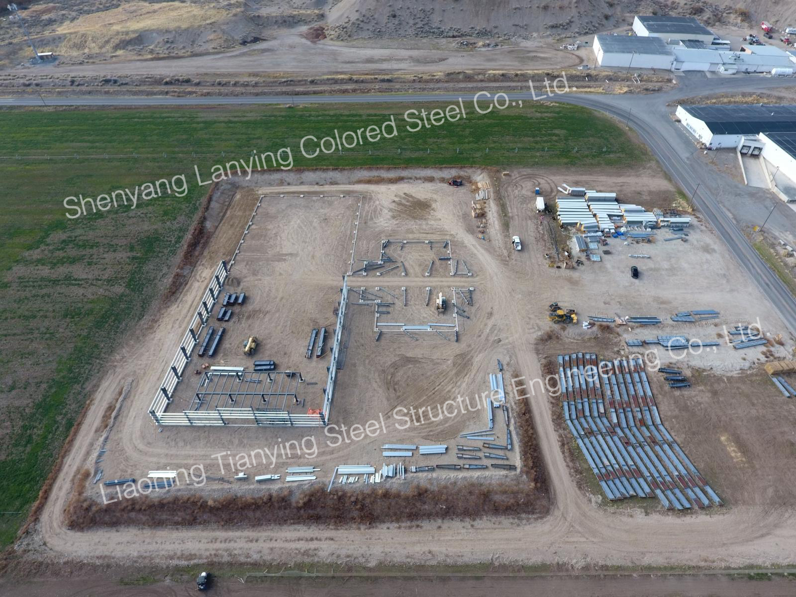 Pre-engineered Steel Building Project Construction
