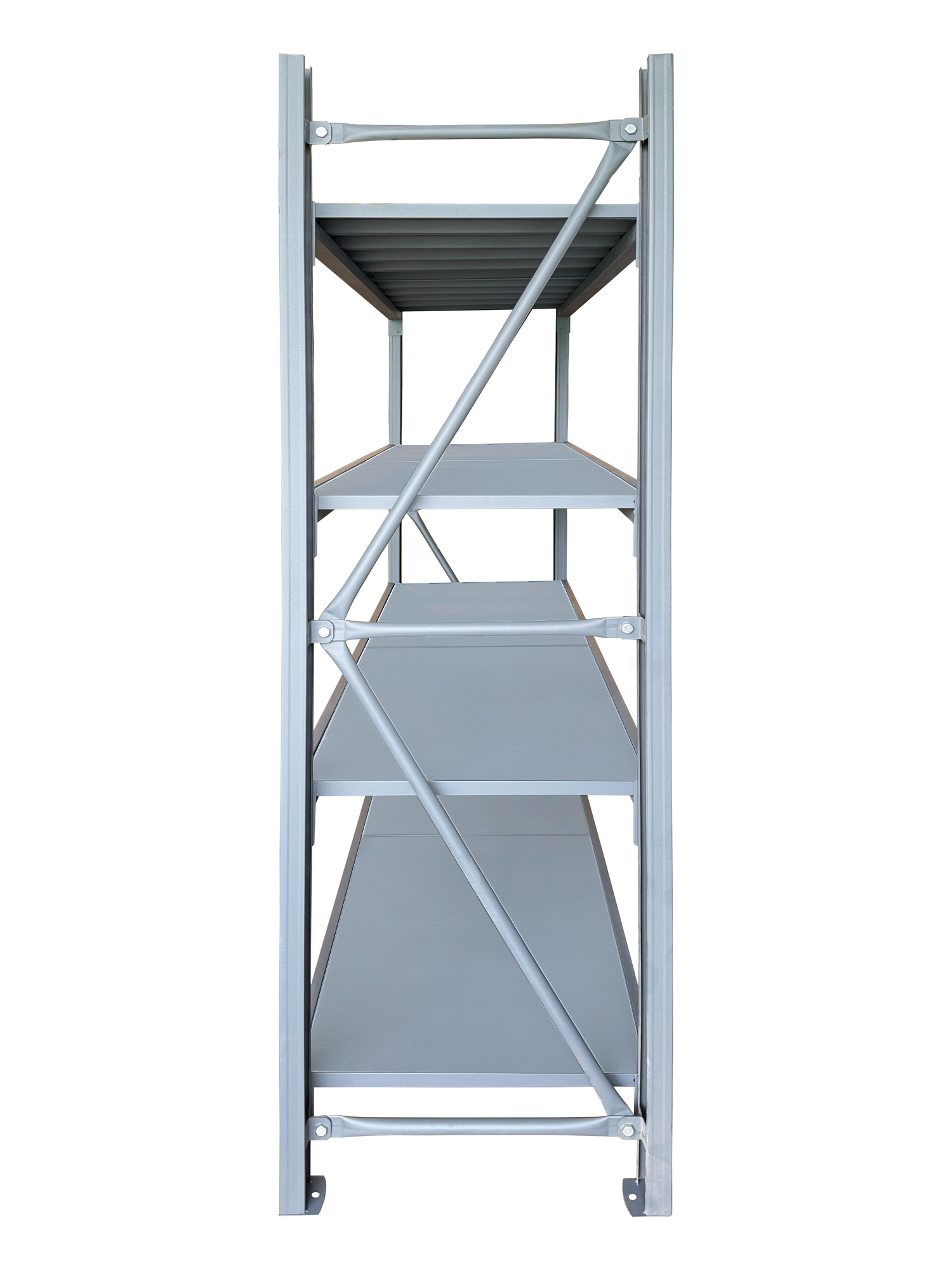 Warehouse Long Span Racking Steel Storage Racks Display Garage Shelves