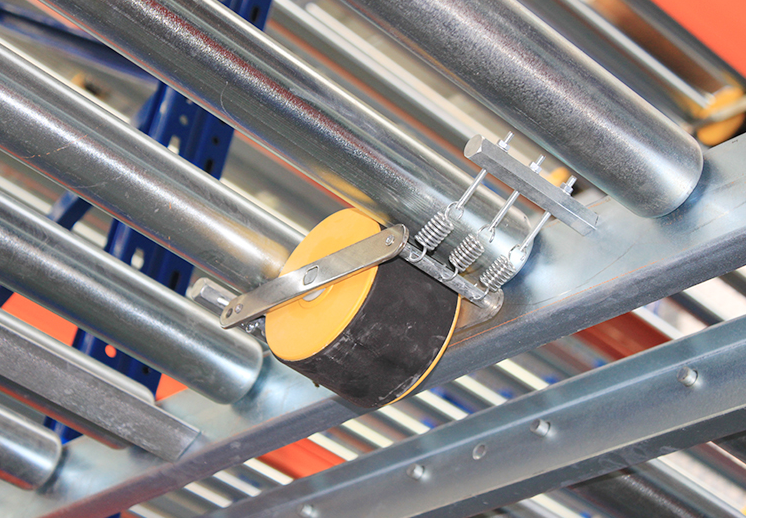 Factory Steel Warehouse Gravity Carton Pallet Flow Roller Sliding Rack