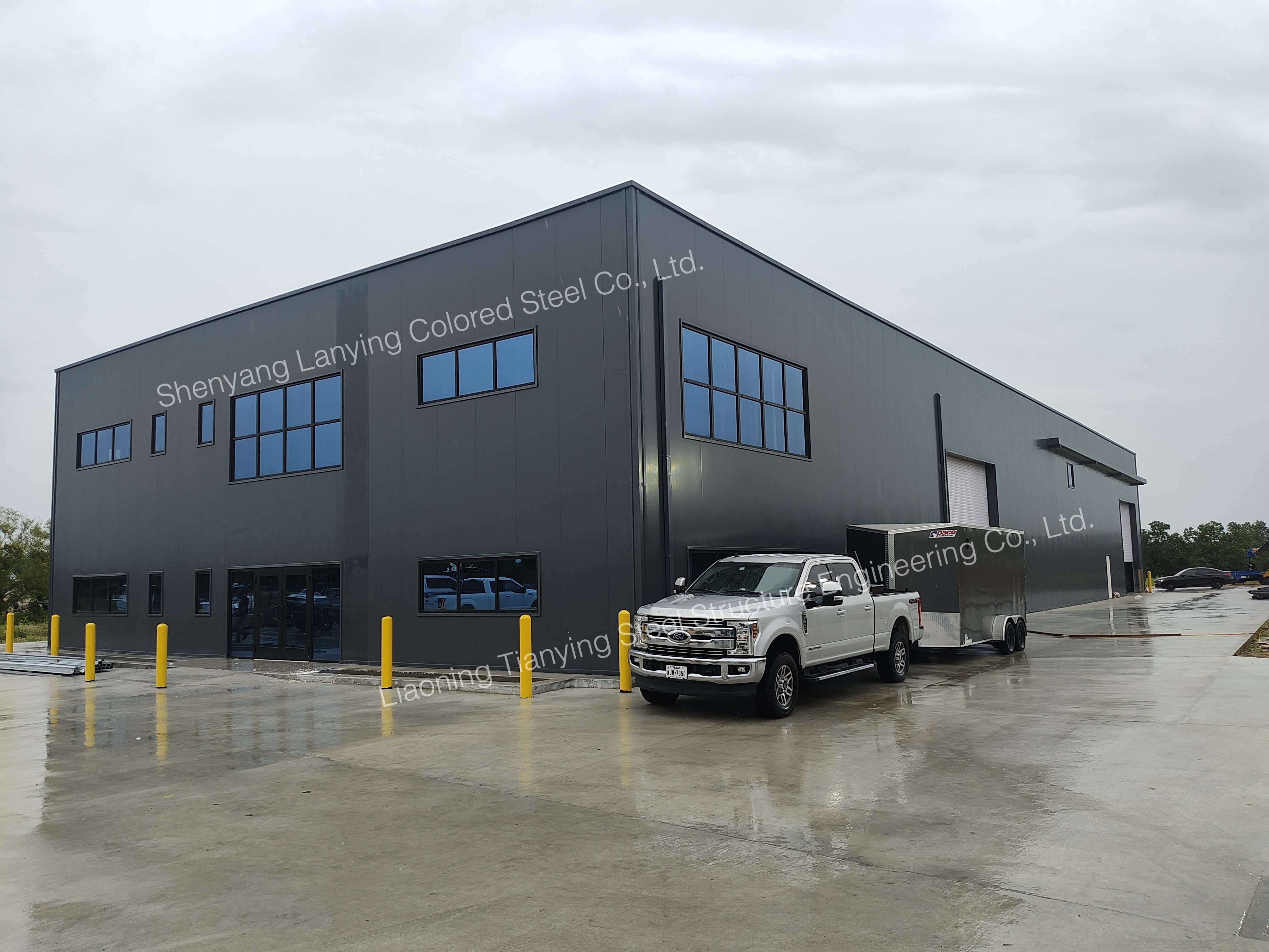 Commercial Steel Frame Framework Assembly