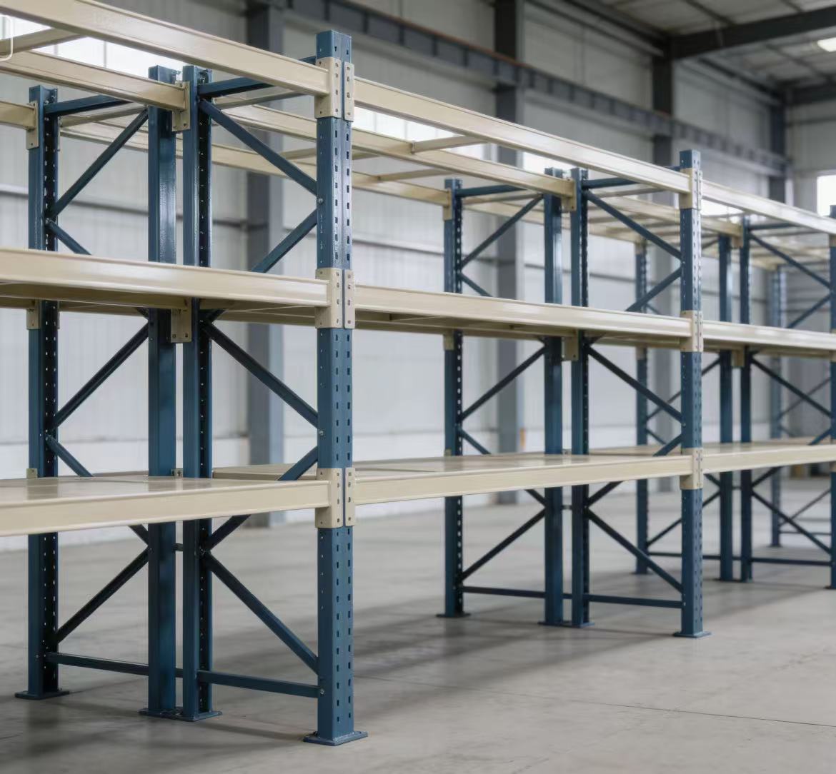Industrial Longspan Shelving Unit Cold Rolled Steel Storage Rack Heavy Duty Warehouse Racking System for Logistics Center