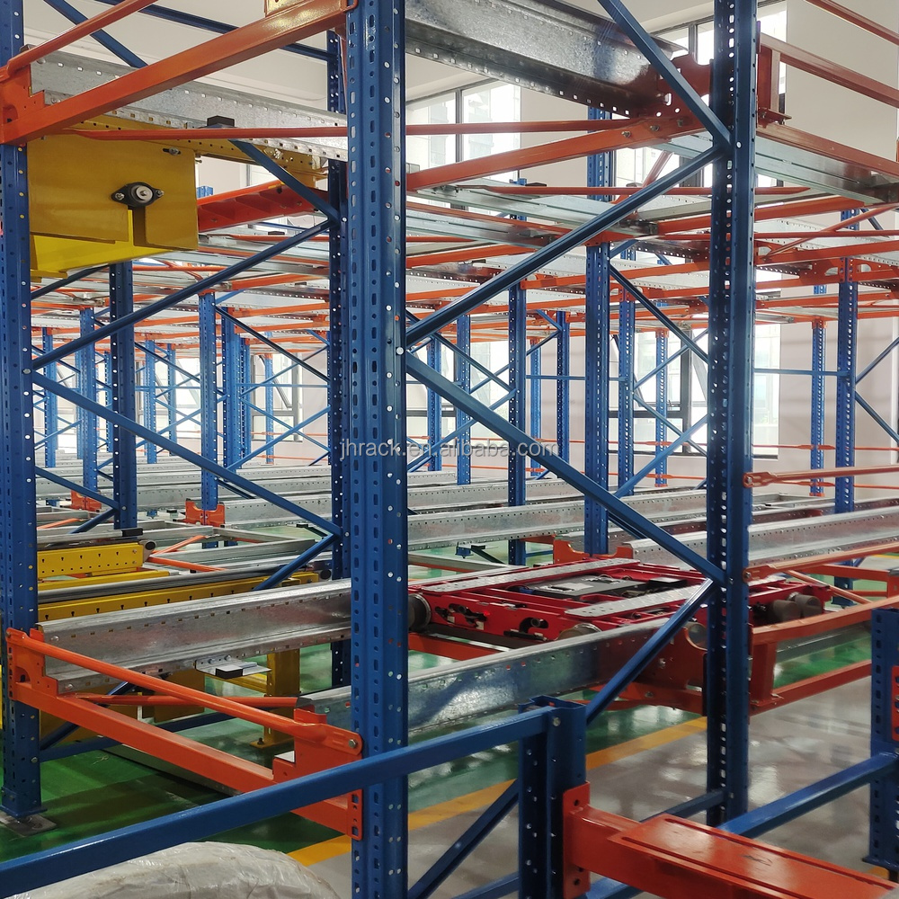 Smart Design High Density Warehouse Racking System Heavy Duty 4 Way Pallet Rack for Cold Room Storage Racks Asrs Racks System