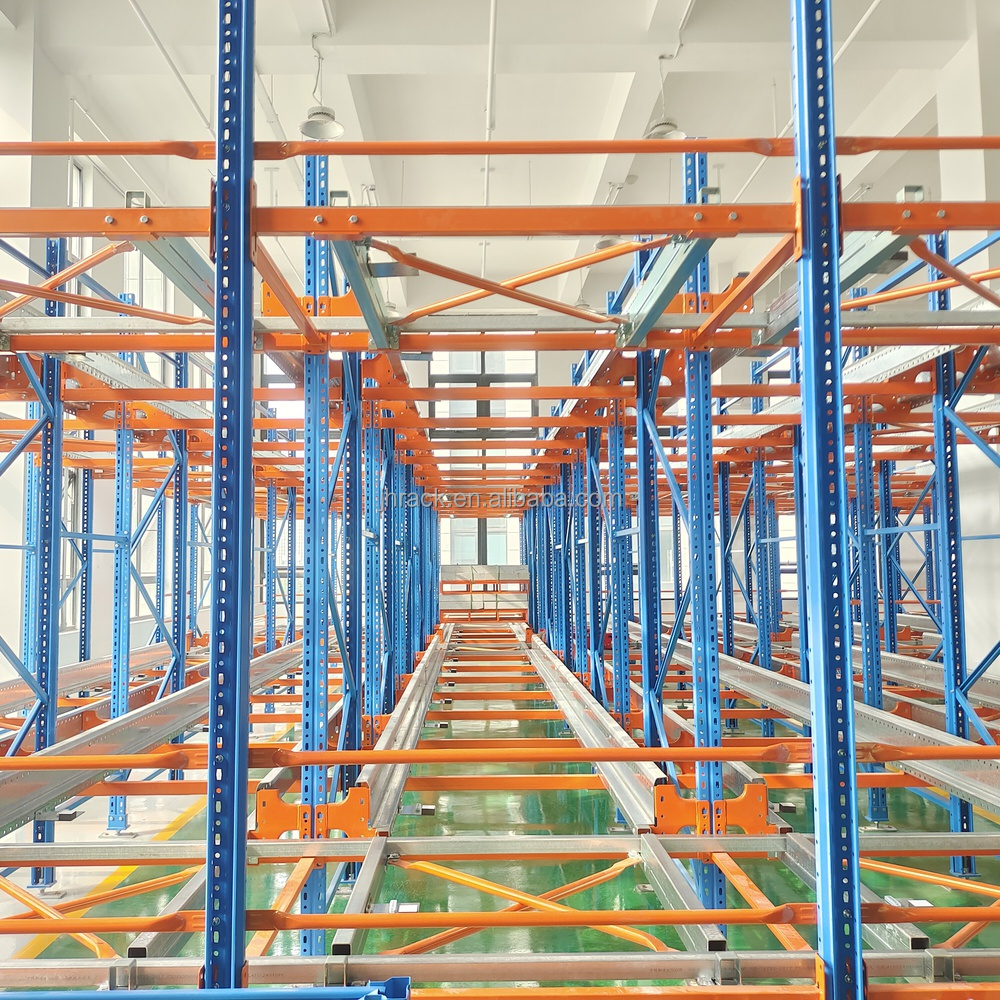 Smart Design High Density Warehouse Racking System Heavy Duty 4 Way Pallet Rack for Cold Room Storage Racks Asrs Racks System