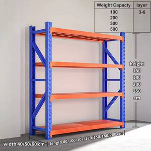 Customizable Industrial Steel Metal Shelving Shelves Adjustable Bolts Garage Warehouse Rack