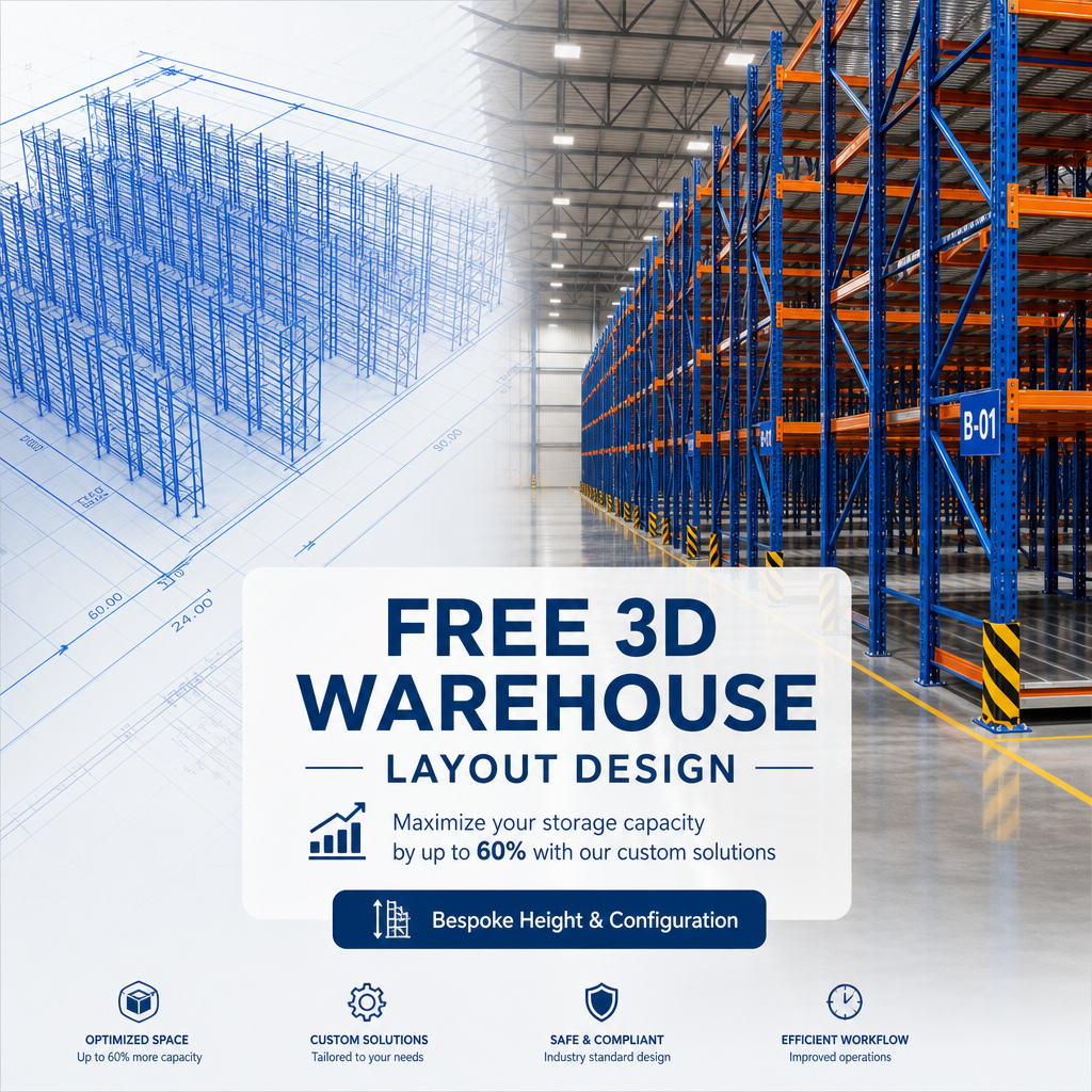 Custom Warehouse Beam Racking Selective Pallet Rack System Q235 Carbon Steel Pallet Storage Racking Selective Pallet Rack