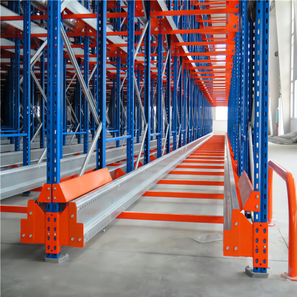Automated Stackable Metal Shelves Storage Racks &amp; Shelving Units Warehouse Asrs Pallet Shuttle Racking System
