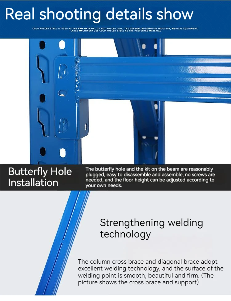 Industrial Warehouse Racking Pallet Rack Metal Shelving Heavy Duty Storage System for Logistics Center