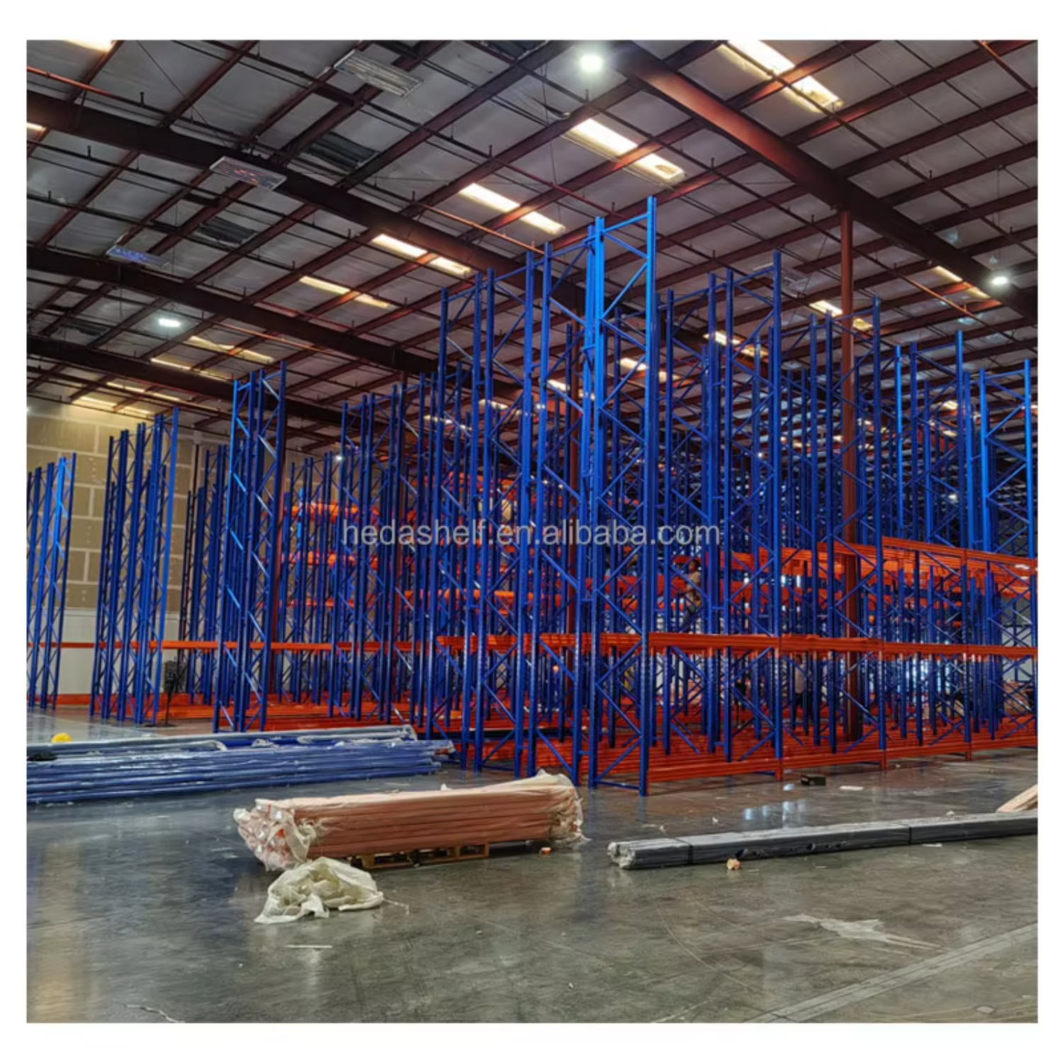 Heda Custom Warehouse Racking Wide Pallet Racking Metal Racks for Warehouse