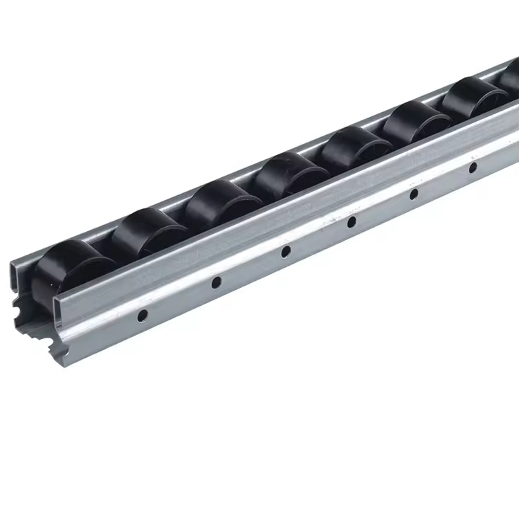 Gravity Flow Rail Roller Track Plastic Wheel 100KG Load Carton Flow Rack for Warehouse Storage Sliding Shelf