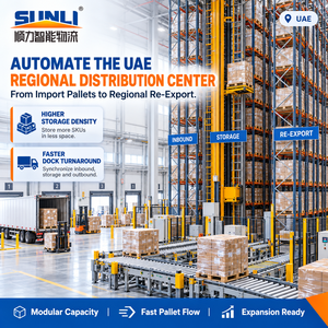 Heavy Duty Automated AS RS Pallet Stacking Rack