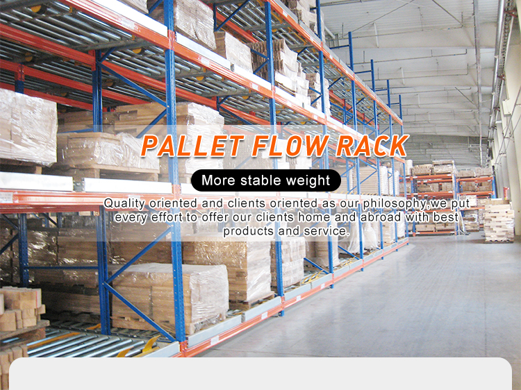 Pallet Flow Racking Structure
