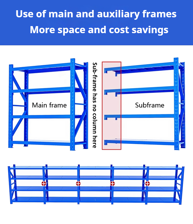 Storage shelf features 4